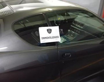 La Justicia secuestró la Ferrari que hizo un trompo en Avenida Lugones