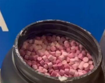 AFIP detectó droga que iba a ser enviada a Estados Unidos escondida en un frasco de proteínas