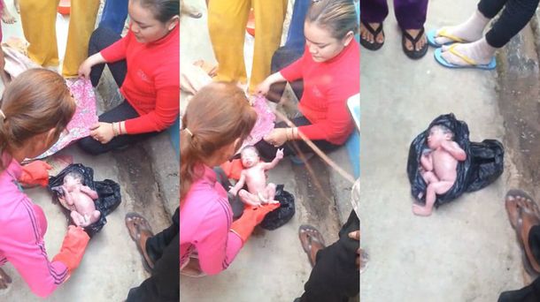 Rescataron a una bebé recién nacida que había sido abandonada en una bolsa