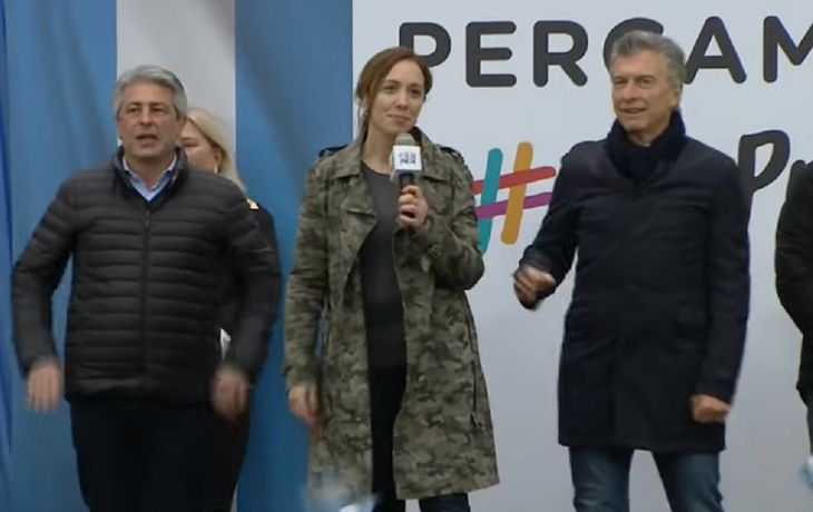 Macri quiso insistir con el no se inunda más, pero a Vidal no le quedó otra que desmentirlo