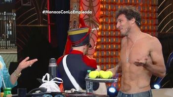 Mónaco se quedó en cuero con Susana Giménez Mónaco se quedó en cuero con Susana Giménez