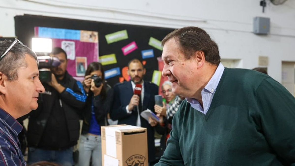 Alberto Weretilneck celebró su victoria como nuevo gobernador de Río Negro