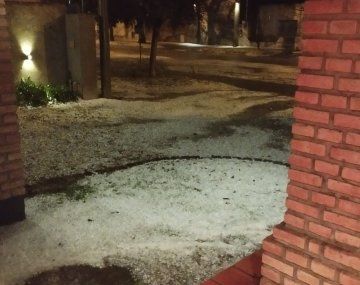 Lluvias y granizo en parte del país.
