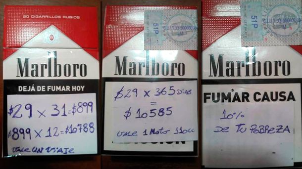 Cuánto ahorrarías en el año si dejás de fumar, el viral de ayer