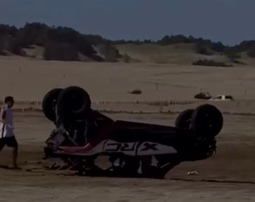 Otro accidente en La Frontera de Pinamar: al menos un herido tras volcar con su UTV