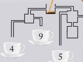 El desafío de las tazas de café: ¿cuál se llena primero?