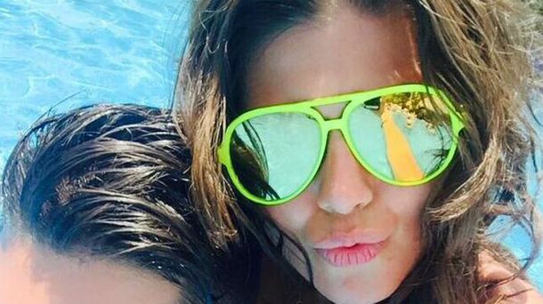 Loly Antoniale disfruta sus vacaciones de soltera
