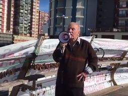 Un jubilado convocó a una manifestación y nadie lo acompañó&nbsp;