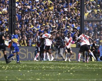 Video: el gol de Rondón para el 1-0 de River y las quejas de Boca