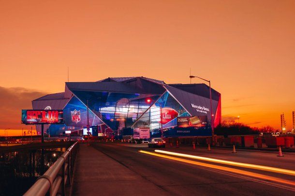 Estadio Mercedes-Benz Stadium de Estados Unidos.&nbsp;