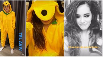 Lali Espósito divertida desde Israel Lali Espósito divertida desde Israel