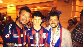 los famosos festejan el campeonato del ciclon los famosos festejan el campeonato del ciclon