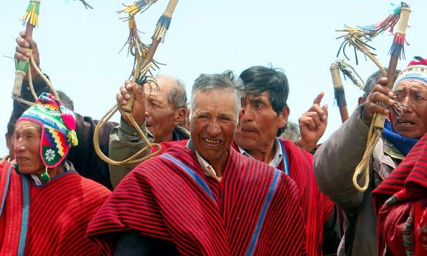 Ponchos rojos