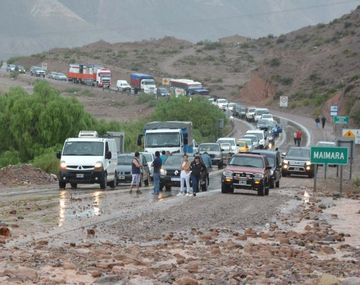 Alerta por alud de barro en Jujuy
