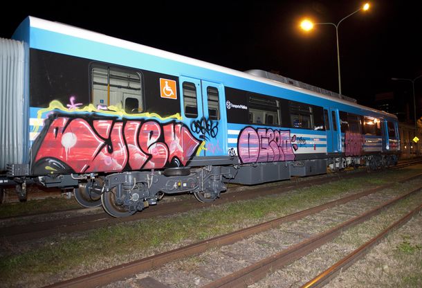 La Justicia procesó a un joven por pintar grafitis en una formación ferroviaria