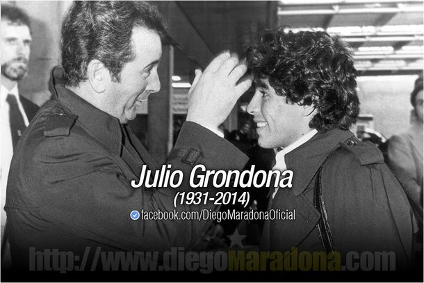Habló Maradona: Mis condolencias a la familia Grondona
