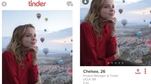 Tinder prueba un botón para compartir contactos entre los usuarios