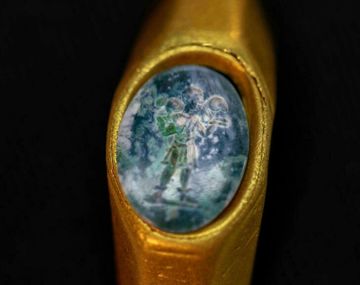 Encontraron un anillo con un símbolo cristiano en un naufragio de hace 1.700 años