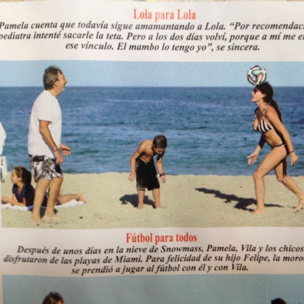 El album íntimo de las vacaciones de Pamela David junto a su familia