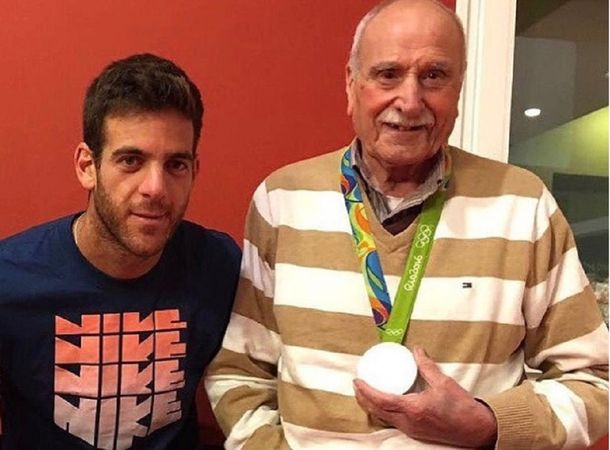 Del Potro despidió a su abuelo Francisco