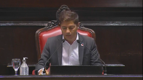 Axel Kicillof abre las sesiones ordinarias en la Legislatura bonaerense