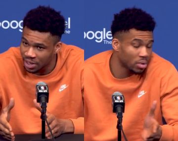 El enojo de Antetokounmpo con un periodista y su visión sobre el fracaso en el deporte