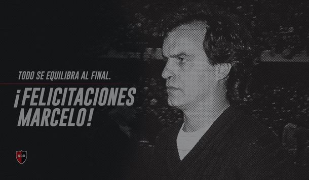 Newells felicit&oacute; a Bielsa