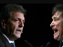 Milei se descargó en la madrugada contra Massa en las redes sociales