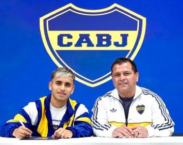 Boca aseguró a una de sus promesas: Milton Delgado renovó su contrato hasta 2030
