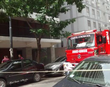 Incendio en un edificio de Palermo: rápida acción de los Bomberos