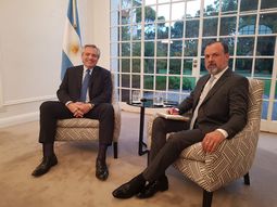 Alberto Fernández mano a mano con Gustavo Sylvestre en C5N