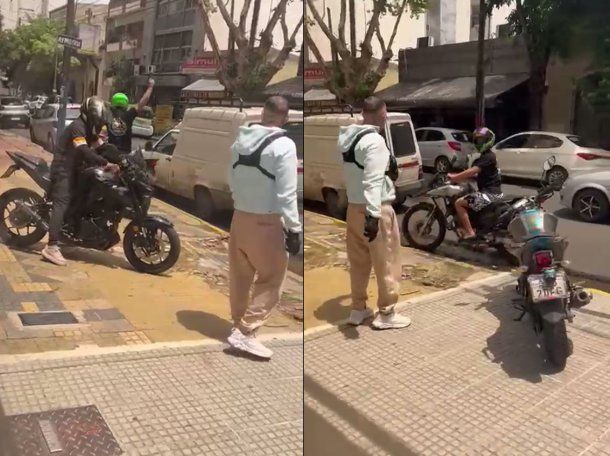 Desesperación total en Lanús: robaron una moto y huyeron disparando en pleno centro