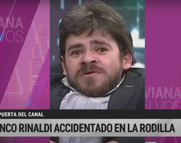 Grave accidente de Franco Rinaldi en el programa de Viviana Canosa