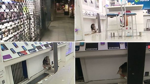 Boqueteros asaltaron una casa de celulares en Recoleta