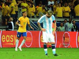 Neymar Jr. festeja y Messi sufre, una síntesis del partido Neymar Jr. festeja y Messi sufre, una síntesis del partido