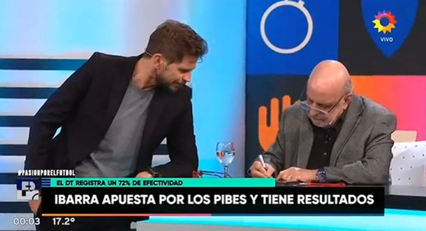 El dibujo que hizo Horacio Pagani mientras hablaba Nicolás Distasio