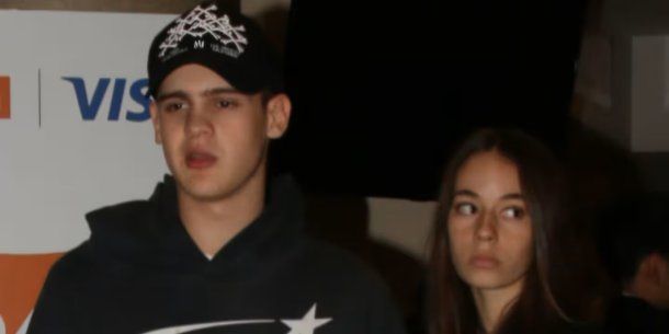 Bautista Vicuña presentó en público a su novia en el estreno de Secreto en la montaña
