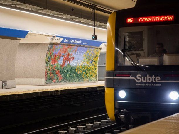 Subte: reabrió la estación San Martín de la línea C, ¿cuáles siguen cerradas?