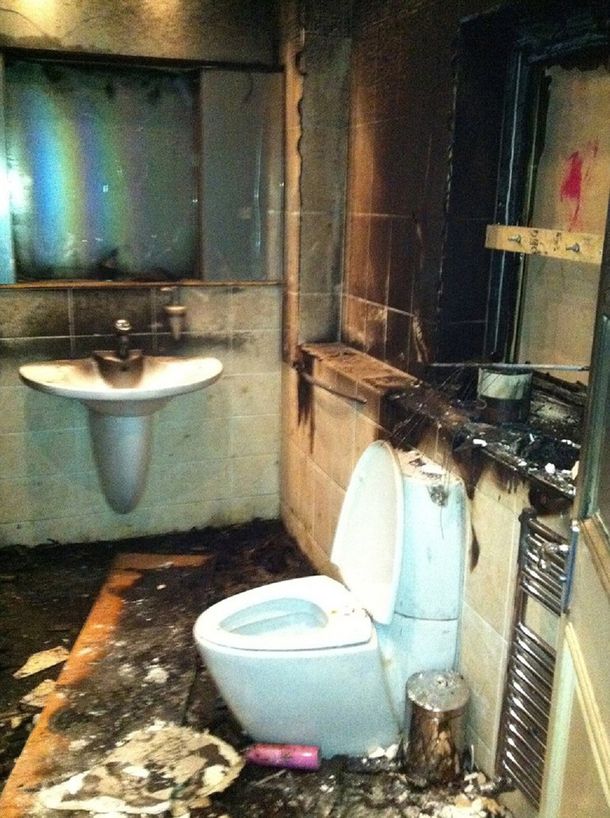 Aparecen las fotos de cuando Mario Balotelli incendió su propia mansión
