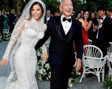 Fotos y video: Jeff Bezos y Lauren Sánchez se casaron en Venecia