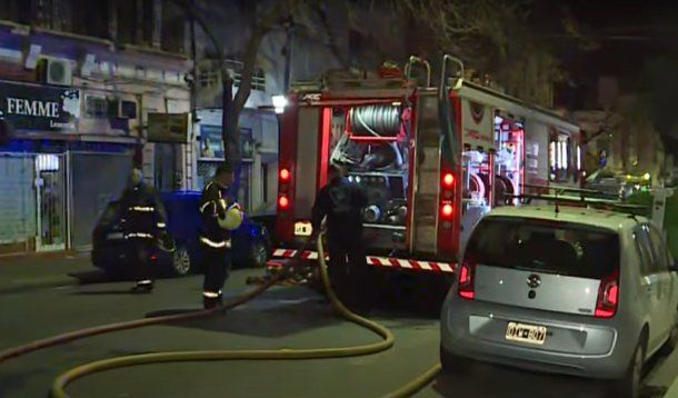 Incendio en un edificio de Parque Patricios