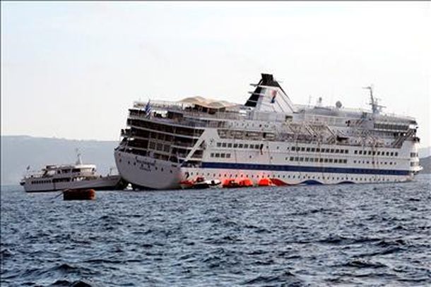Crucero encallado