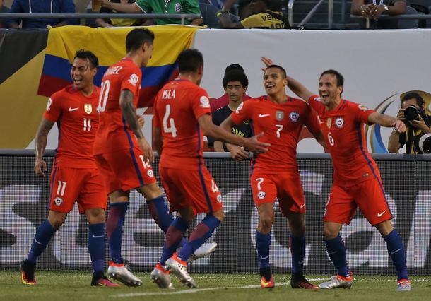 Chile le ganó a Colombia y otra vez será rival de Argentina en una final