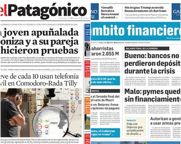 Tapas de diarios del martes 22 de mayol de 2018