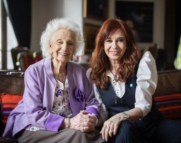 El mensaje de Cristina por el cumple de Estela de Carlotto: 95 jóvenes años
