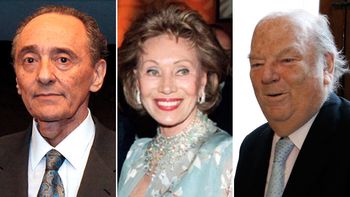 Héctor Magnetto, Ernestina Herrera de Noble y Bartolomé Mitre Héctor Magnetto, Ernestina Herrera de Noble y Bartolomé Mitre