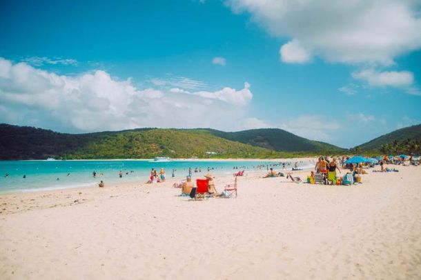 Playa Flamenco en la Isla de Culebra. Playa Flamenco en la Isla de Culebra.