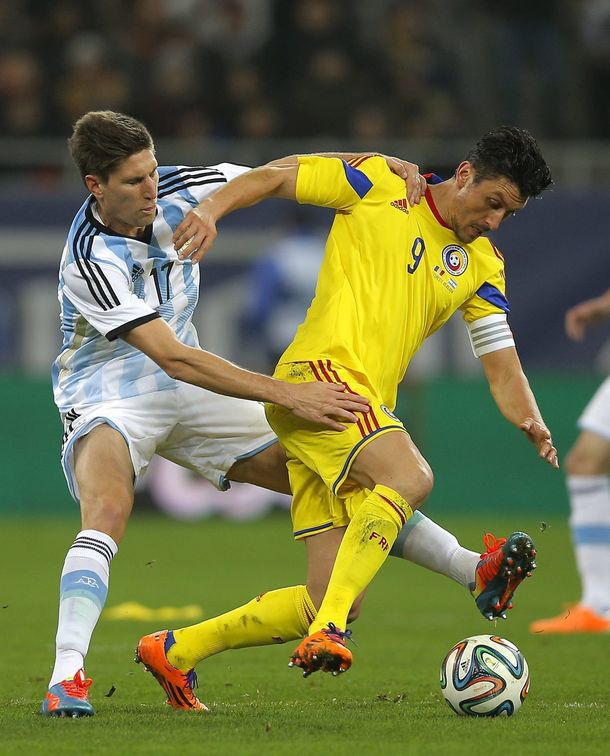 El partido de la Selección argentina en Bucarest, en fotos