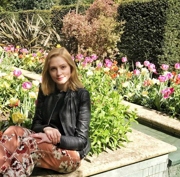 Lavinia Woodward pasó el verano en Italia con su familia