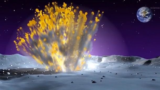 Detectan la mayor explosión lunar en ocho años